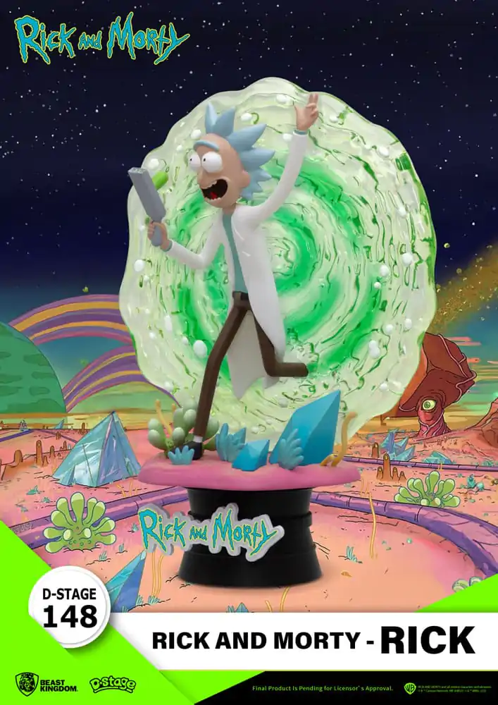 Rick & Morty D-Stage PVC Diorama Rick 14 cm fotografija proizvoda