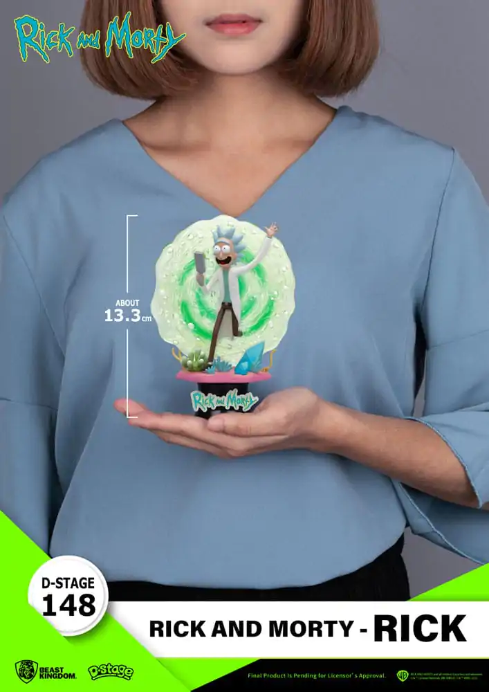 Rick & Morty D-Stage PVC Diorama Rick 14 cm fotografija proizvoda