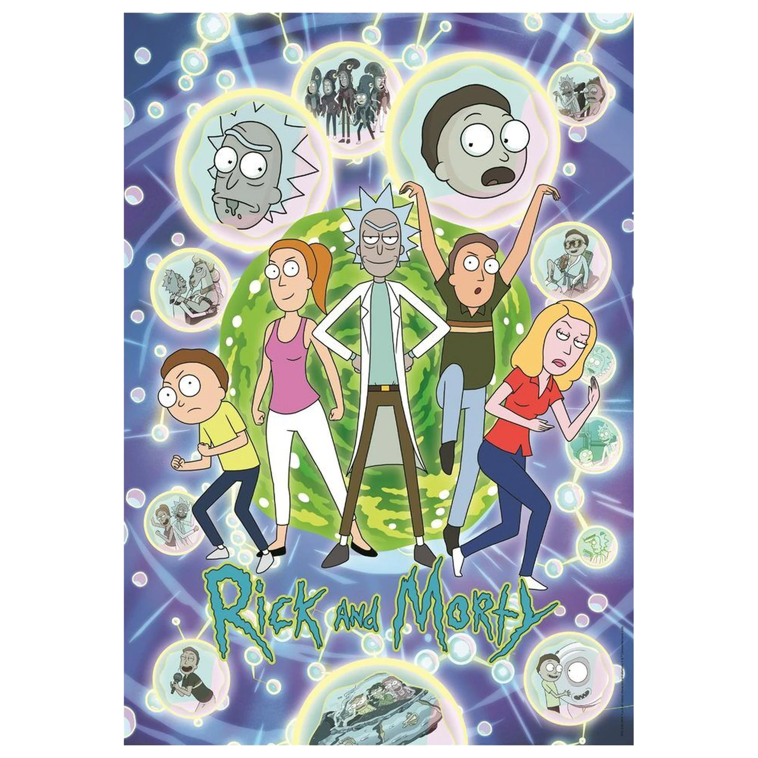 Rick and Morty 1 puzzle 1000 komada fotografija proizvoda