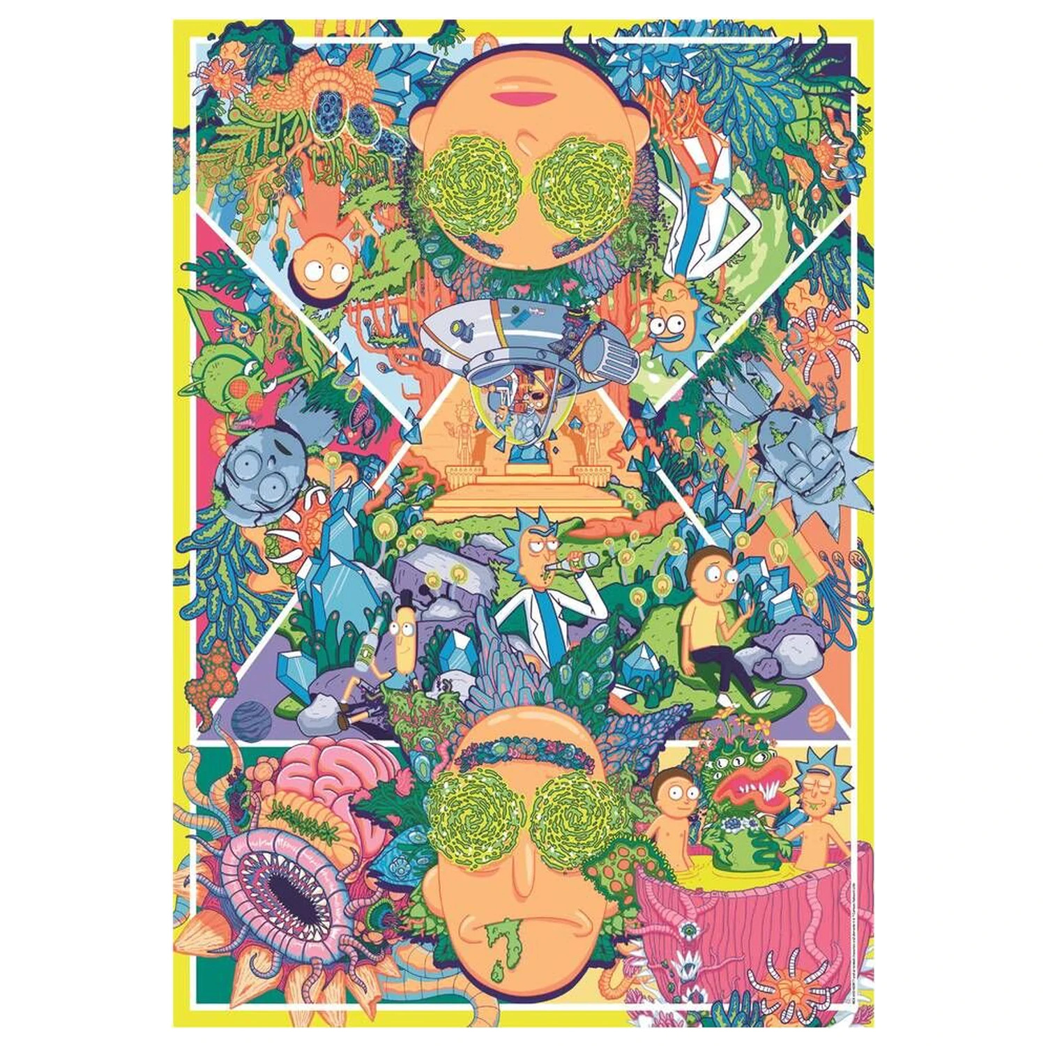 Rick and Morty 2 puzzle od 1000 dijelova fotografija proizvoda