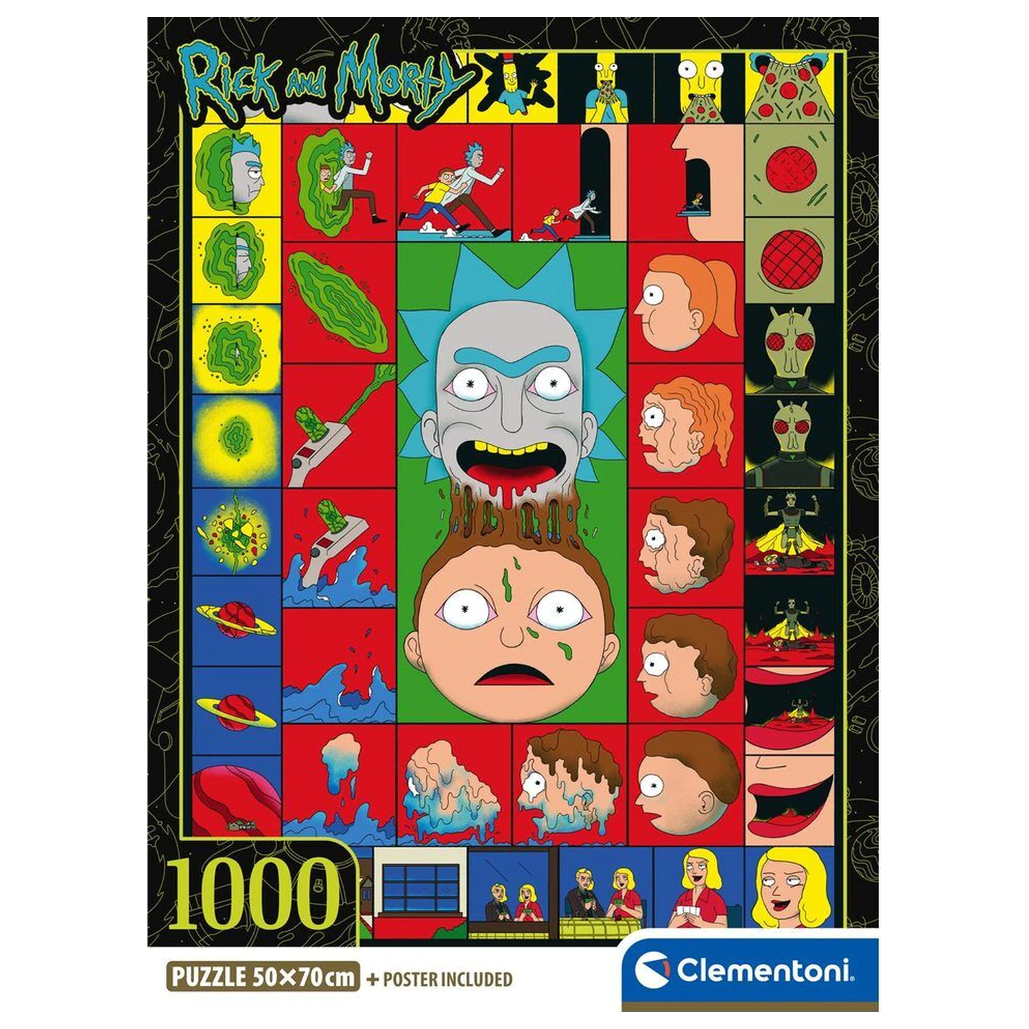 Rick and Morty 3 slagalice 1000 komada fotografija proizvoda