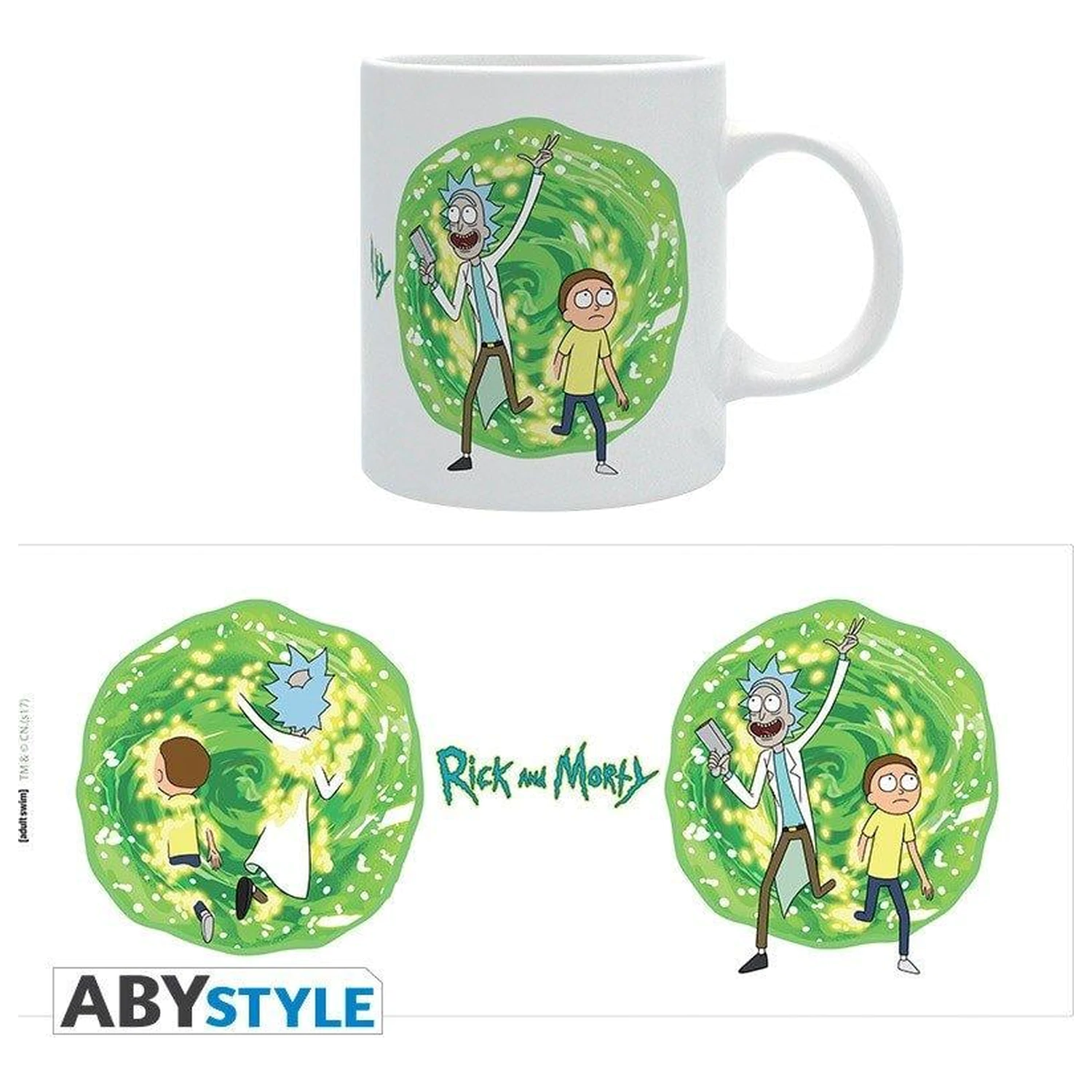 Rick and Morty šalica Portal Subli fotografija proizvoda