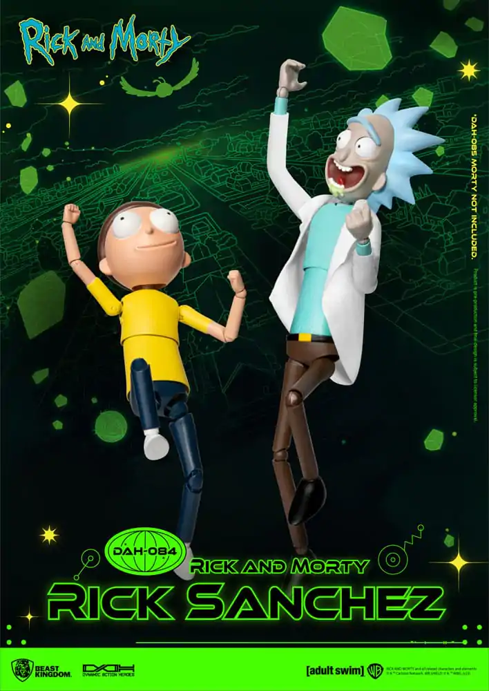 Rick and Morty Dynamic 8ction Heroes akcijska figura 1/9 Rick Sanchez 23 cm fotografija proizvoda