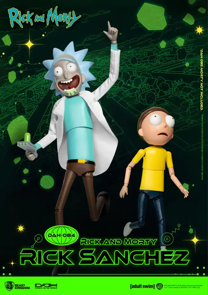 Rick and Morty Dynamic 8ction Heroes akcijska figura 1/9 Rick Sanchez 23 cm fotografija proizvoda