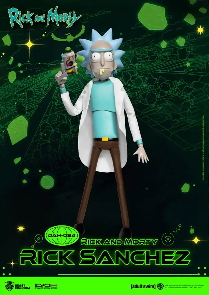 Rick and Morty Dynamic 8ction Heroes akcijska figura 1/9 Rick Sanchez 23 cm fotografija proizvoda