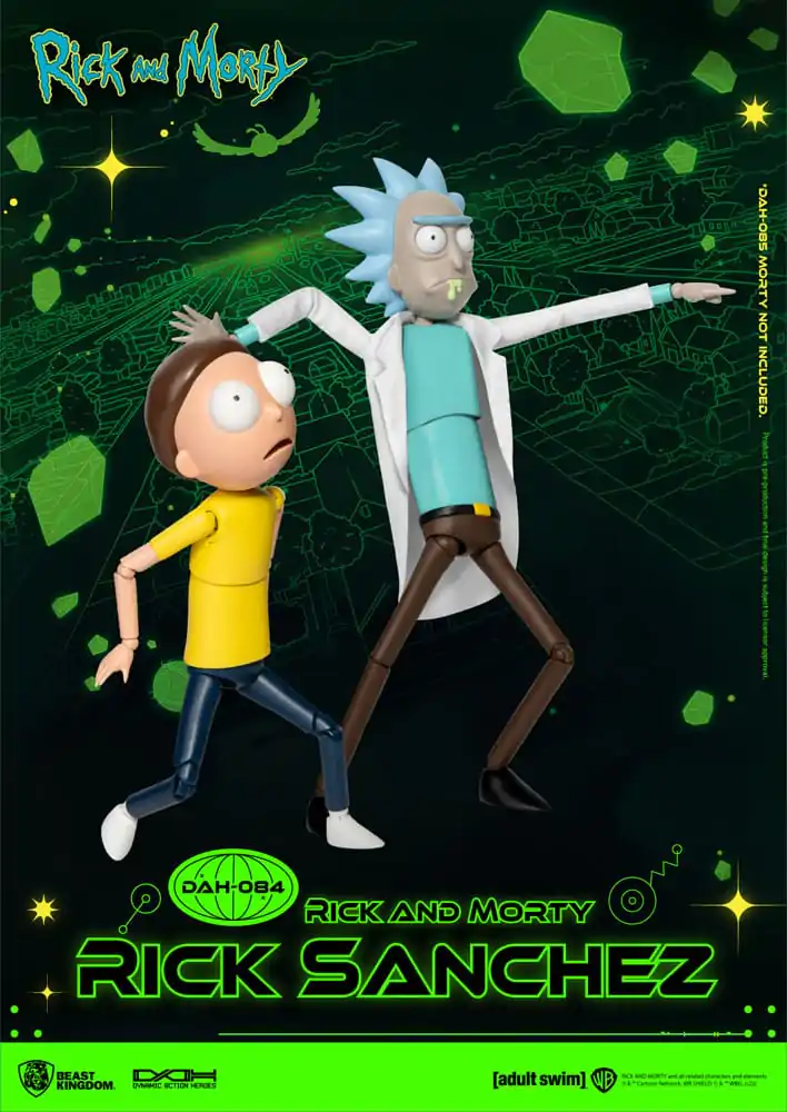 Rick and Morty Dynamic 8ction Heroes akcijska figura 1/9 Rick Sanchez 23 cm fotografija proizvoda