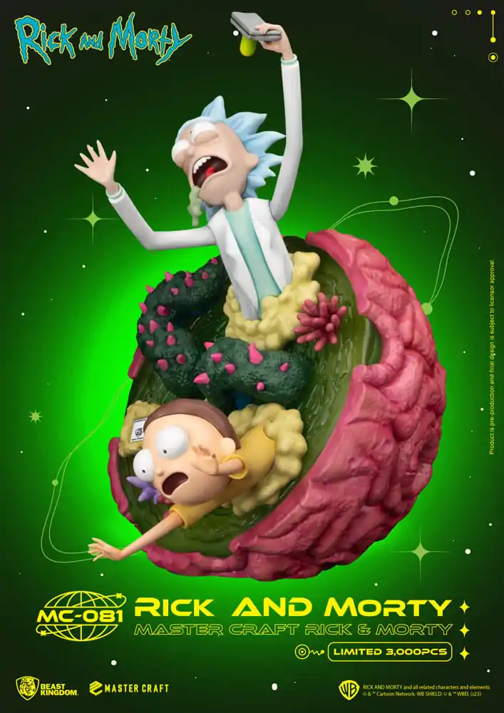 Rick and Morty Master Craft Kip Rick and Morty 42 cm fotografija proizvoda