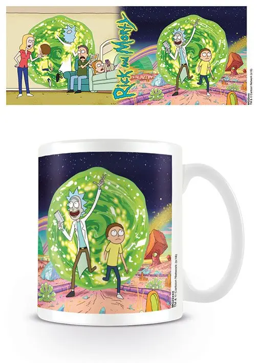 Rick and Morty Šalica Portal fotografija proizvoda