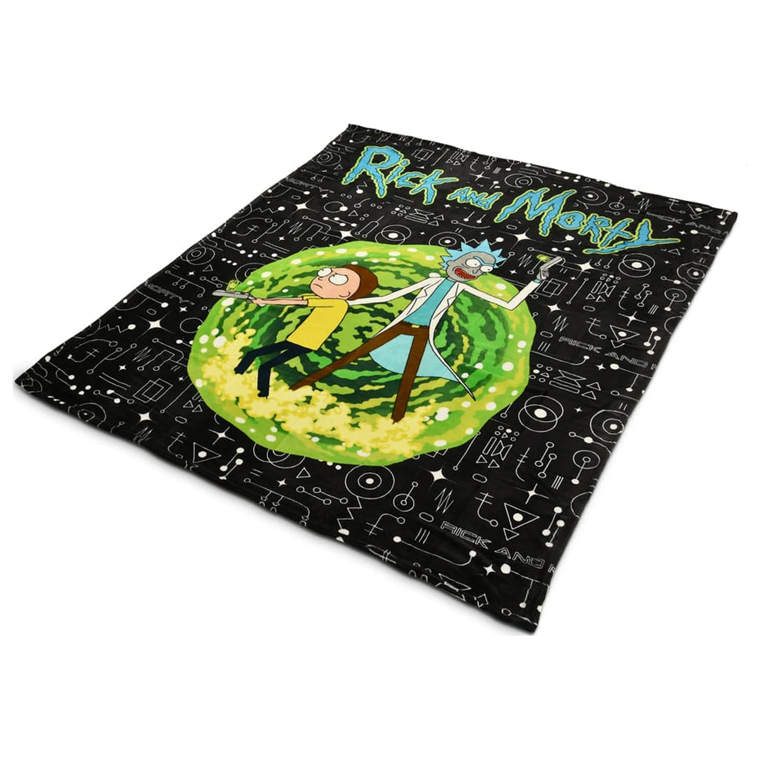 Rick and Morty Ugodna deka Portal 180 x 200 cm fotografija proizvoda