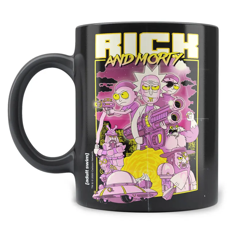 Rick & Morty Retro Poster šalica fotografija proizvoda