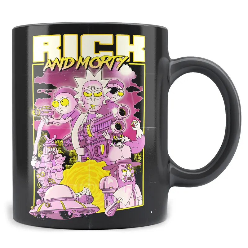 Rick & Morty Retro Poster šalica fotografija proizvoda
