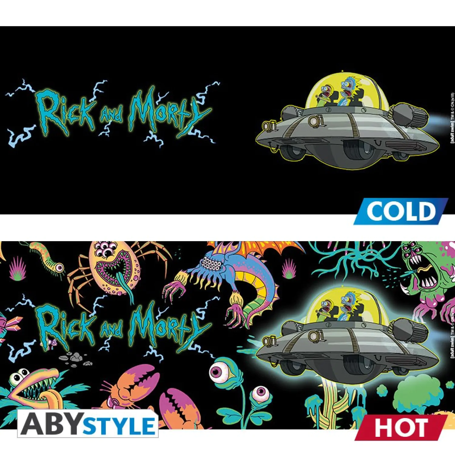 Rick & Morty Šalica koja mijenja boju  fotografija proizvoda