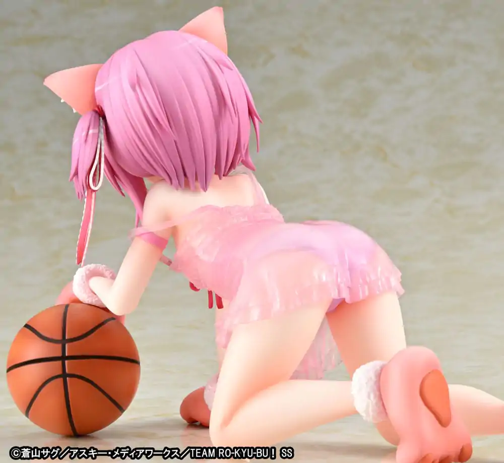 Ro-Kyu-Bu: Fast Break! PVC Kip 1/7 Tomoka Minato Kemomimi Lingerie Ver. 18 cm fotografija proizvoda