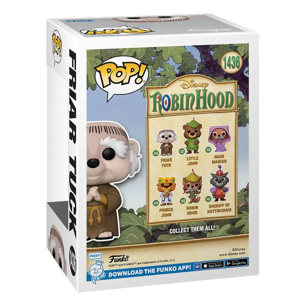 Robin Hood POP! Disney Vinyl Figura Friar Tuck 9 cm fotografija proizvoda