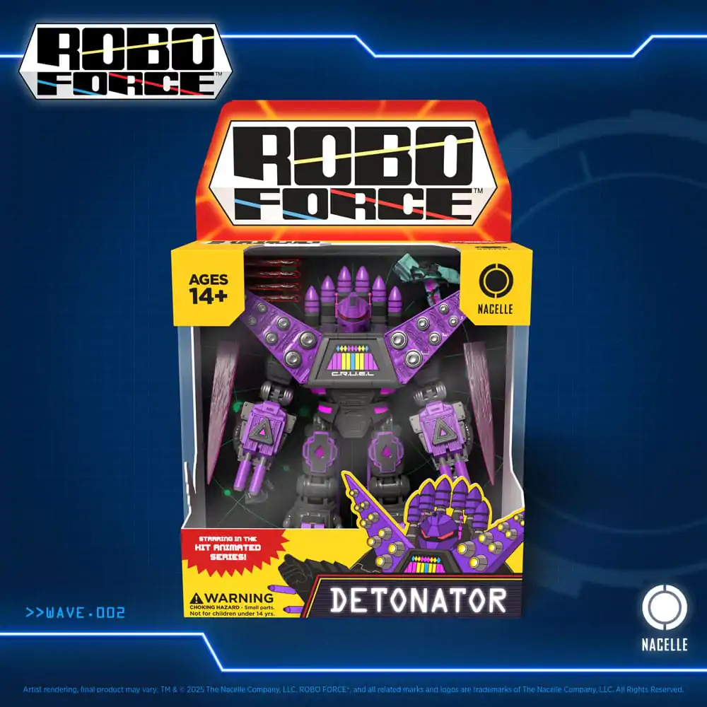 Robo Force akcijska figura Wave 2 Detonator 24 cm fotografija proizvoda