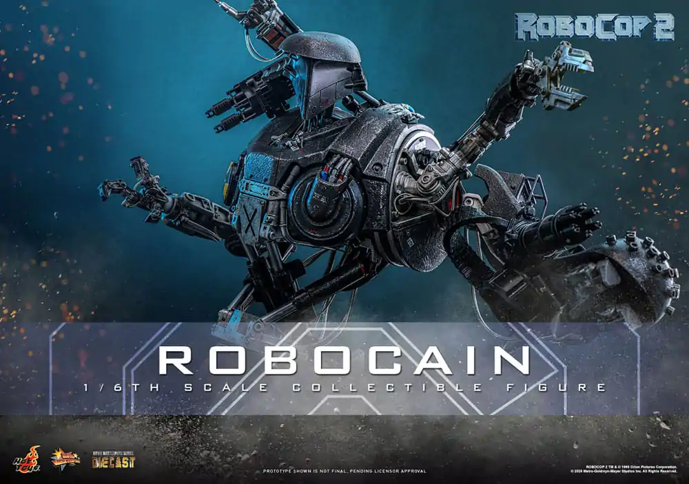 RoboCop 2 Movie Masterpiece lijevana figurica akcije 1/6 RoboCain 40 cm fotografija proizvoda