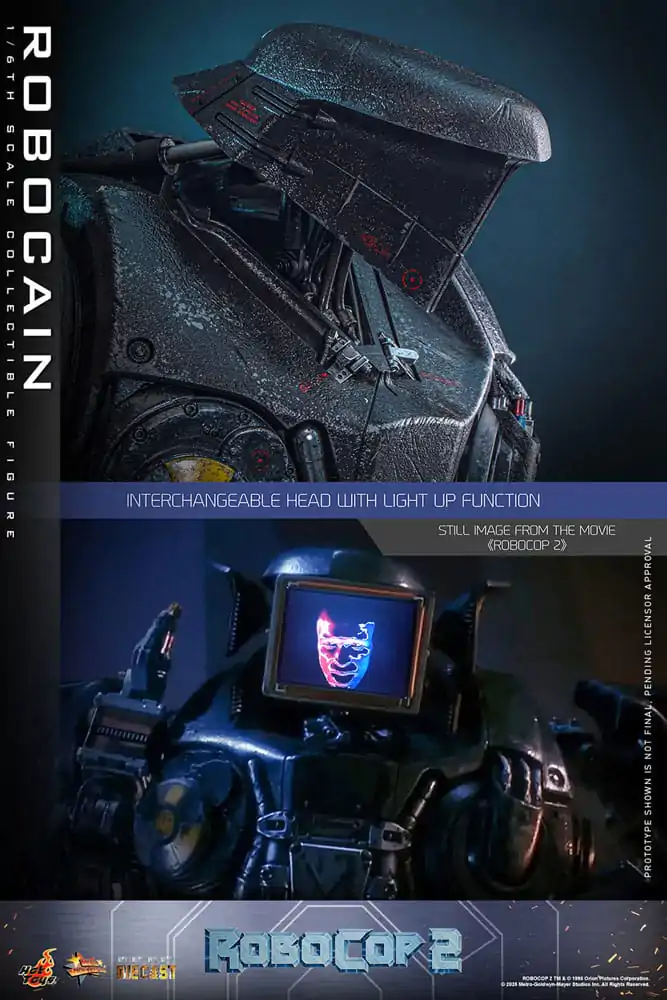 RoboCop 2 Movie Masterpiece lijevana figurica akcije 1/6 RoboCain 40 cm fotografija proizvoda