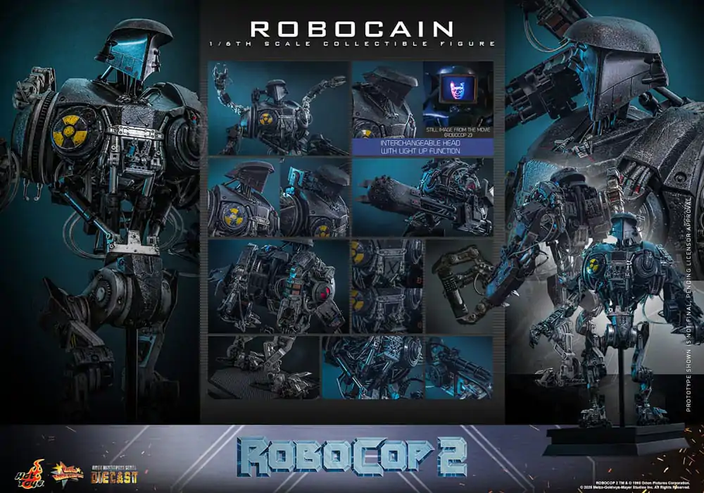 RoboCop 2 Movie Masterpiece lijevana figurica akcije 1/6 RoboCain 40 cm fotografija proizvoda