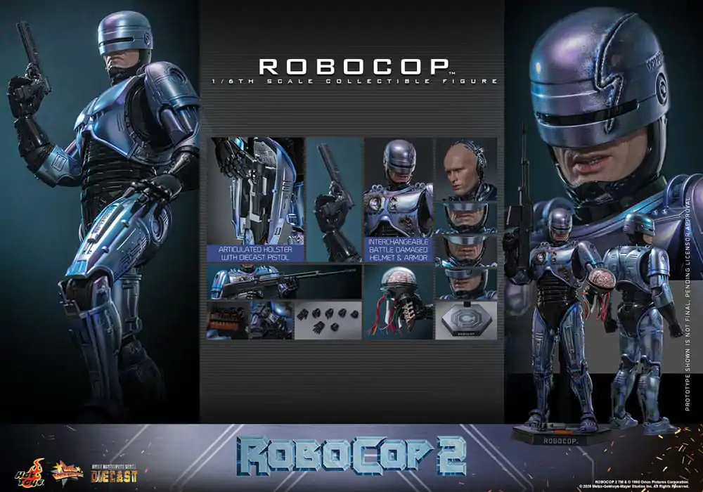 RoboCop 2 Movie Masterpiece figurica od lijevanog metala 1/6 RoboCop 30 cm fotografija proizvoda