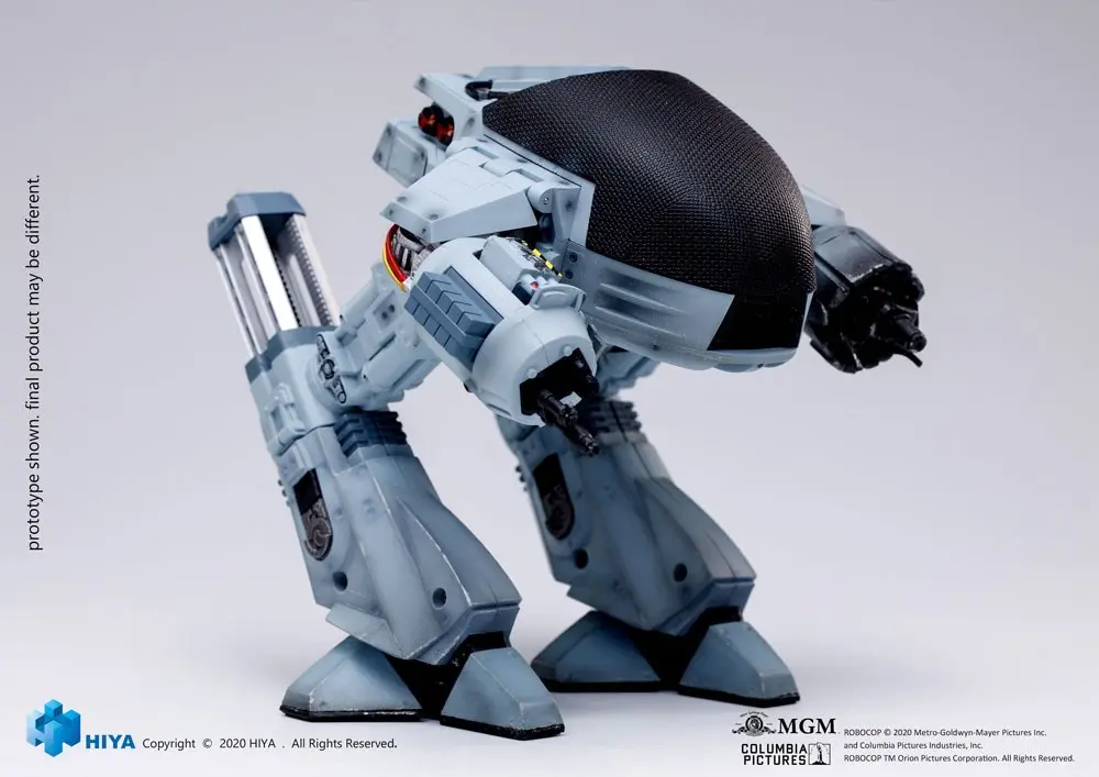 Robocop Exquisite Mini akcijska figura sa zvučnom funkcijom 1/18 Battle Damaged ED209 15 cm fotografija proizvoda