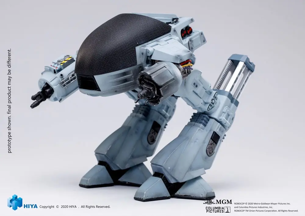 Robocop Exquisite Mini akcijska figura sa zvučnom funkcijom 1/18 Battle Damaged ED209 15 cm fotografija proizvoda