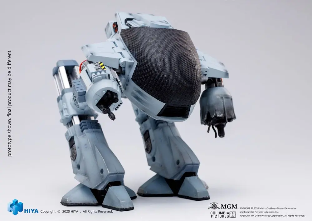 Robocop Exquisite Mini akcijska figura sa zvučnom funkcijom 1/18 Battle Damaged ED209 15 cm fotografija proizvoda