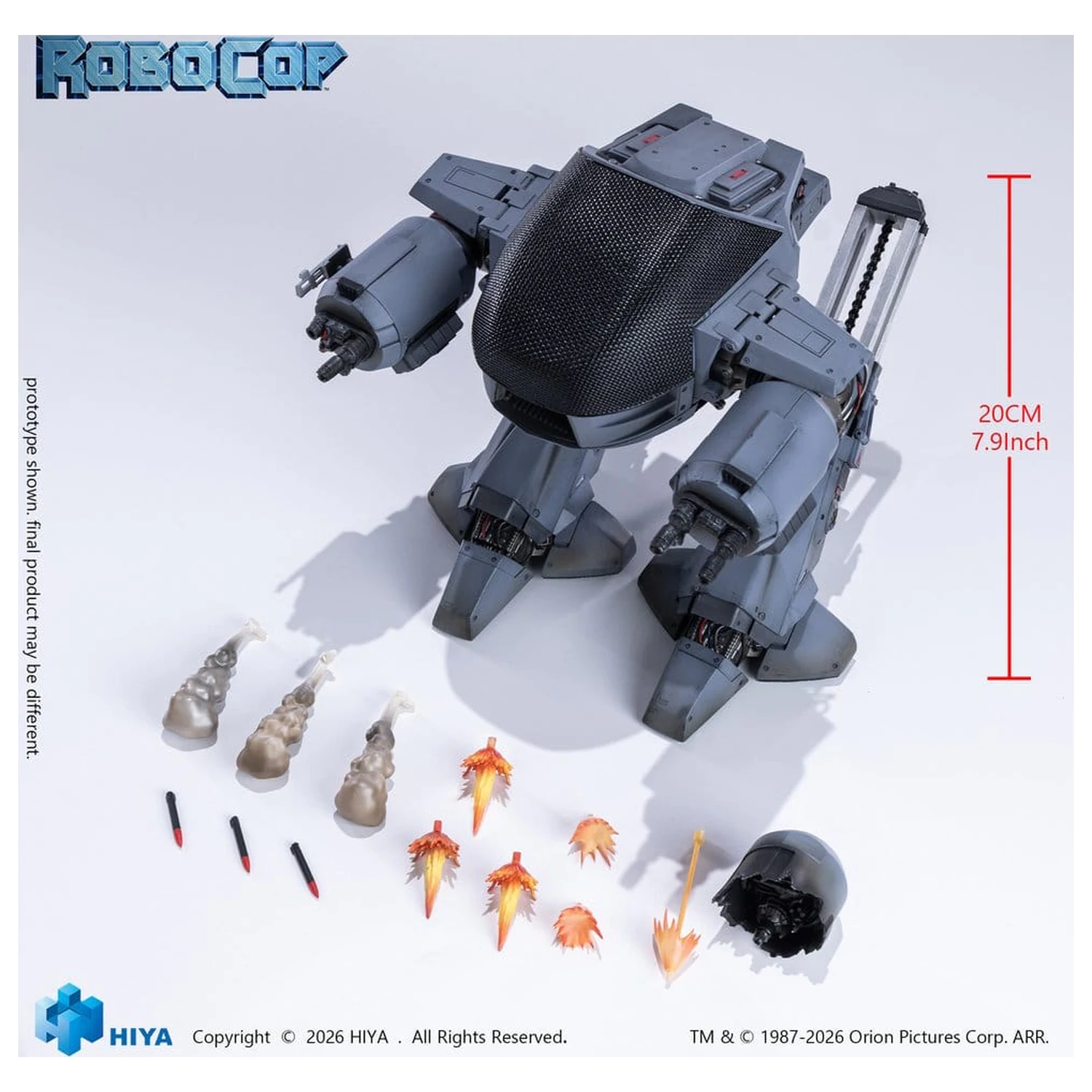 Robocop Exquisite Super Series Akcijska Figura 1/12 ED-209 20 cm fotografija proizvoda