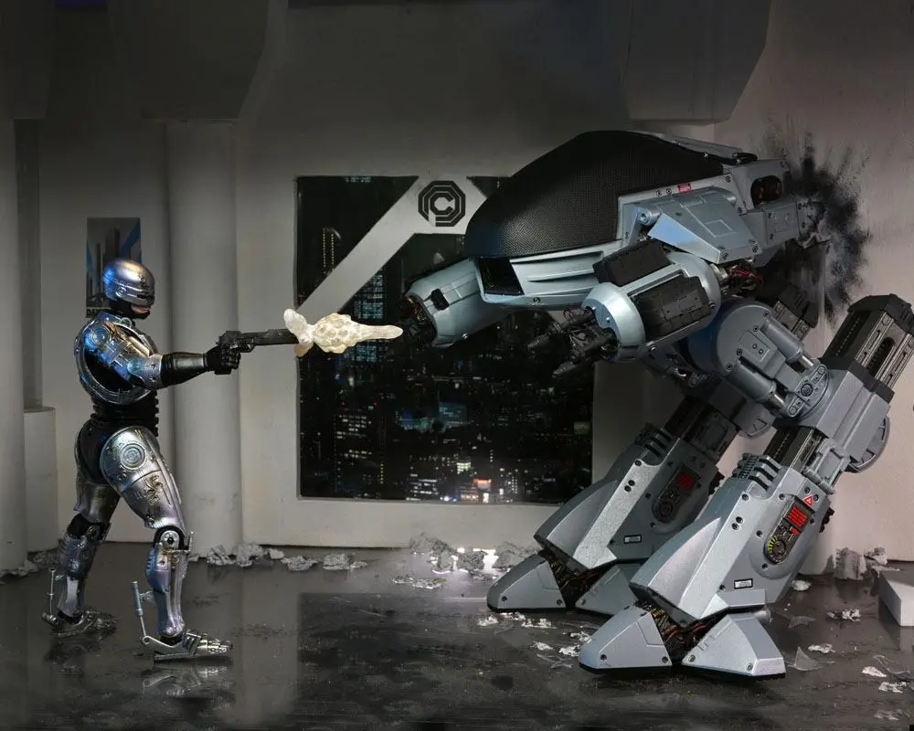 RoboCop akcijska figura Ultimate Battle Damaged RoboCop sa stolicom 18 cm fotografija proizvoda