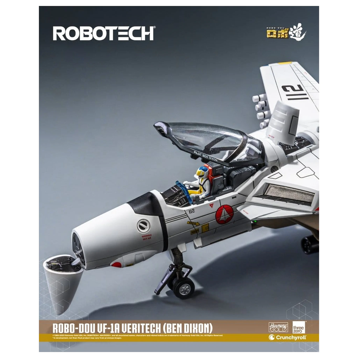 Robotech figura ROBO-DOU VF-1A Veritech (Ben Dixon) 20 cm fotografija proizvoda