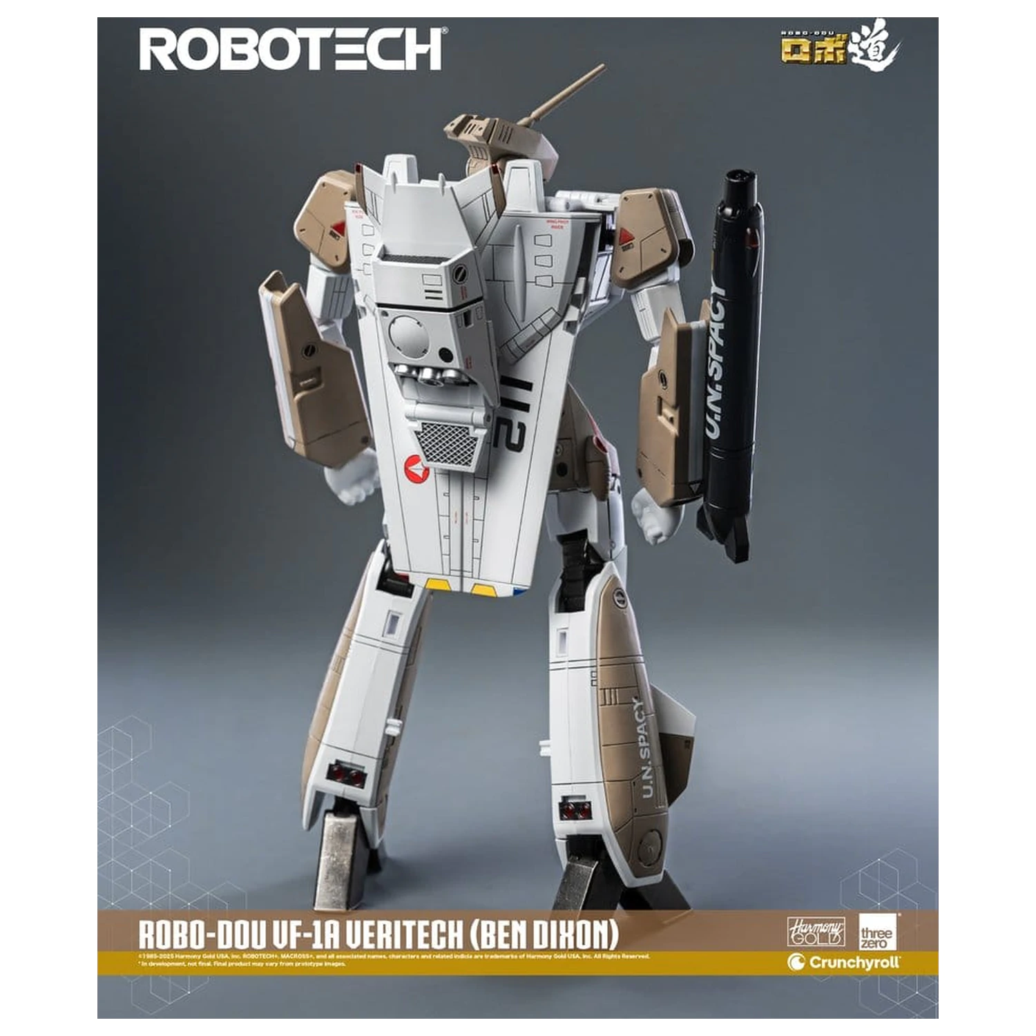 Robotech figura ROBO-DOU VF-1A Veritech (Ben Dixon) 20 cm fotografija proizvoda