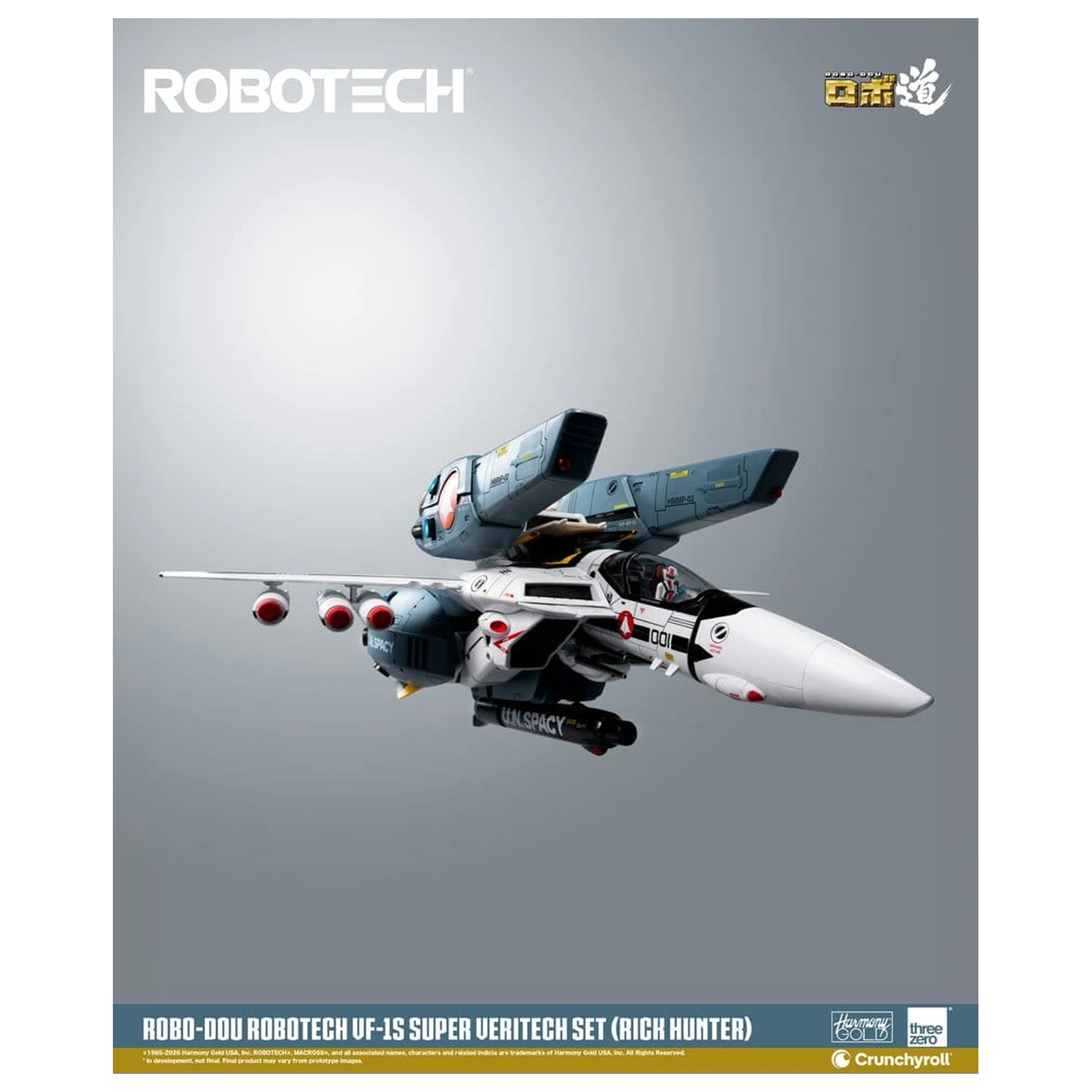Robotech Robo-Dou akcijska figura VF-1S Super Veritech set (Rick Hunter) 20 cm fotografija proizvoda