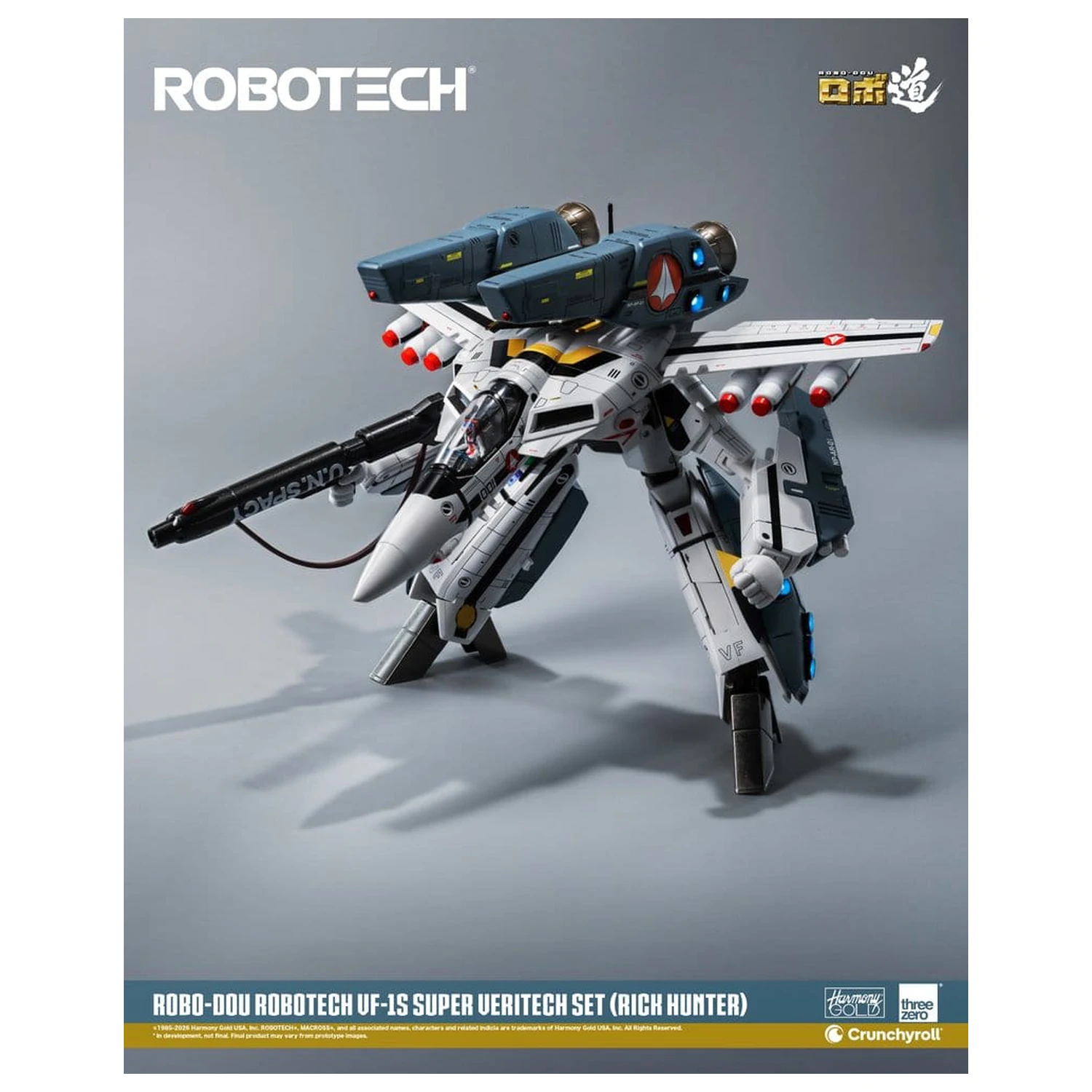 Robotech Robo-Dou akcijska figura VF-1S Super Veritech set (Rick Hunter) 20 cm fotografija proizvoda