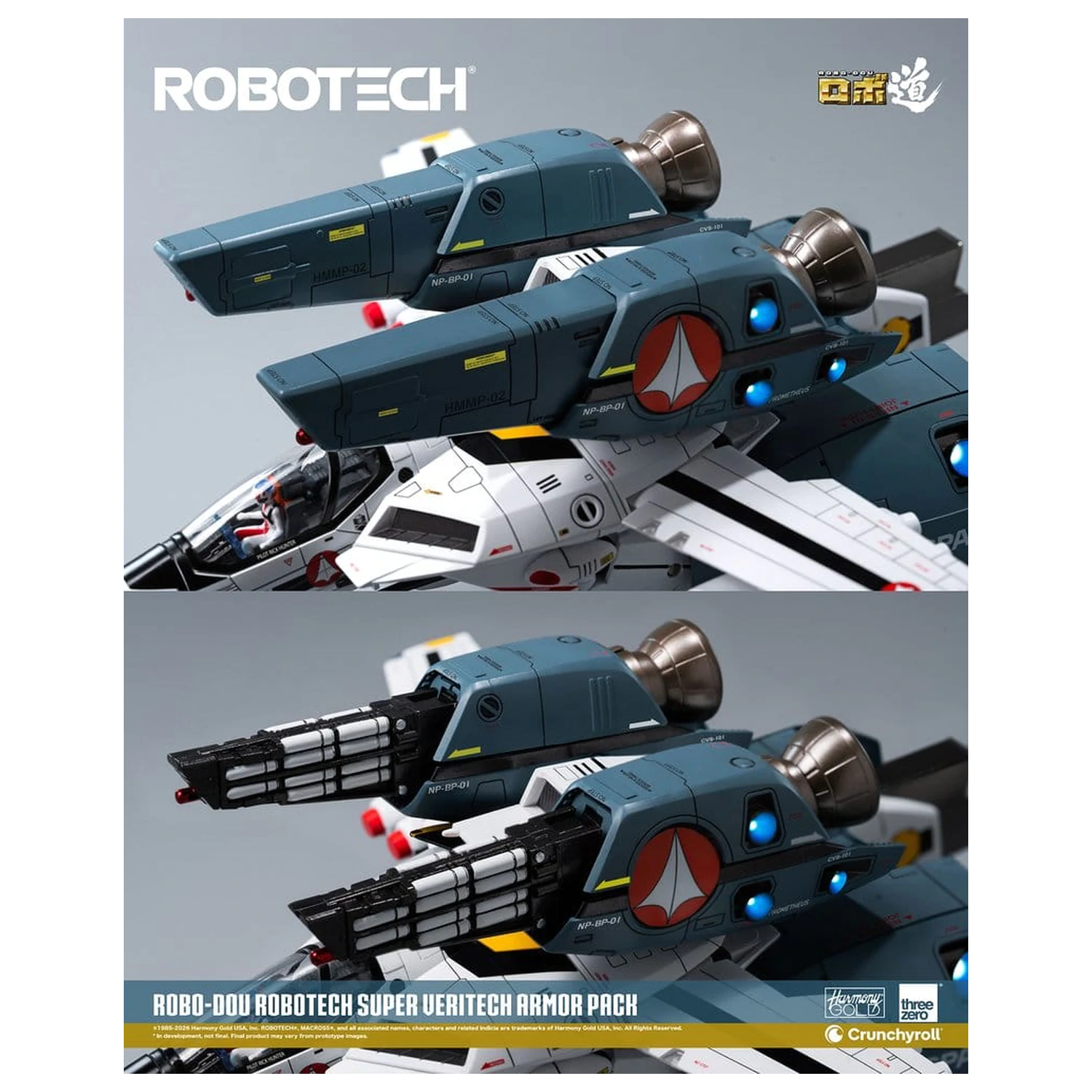 Robotech Robo-Dou dodatak Set Super Veritech oklopno pakiranje fotografija proizvoda