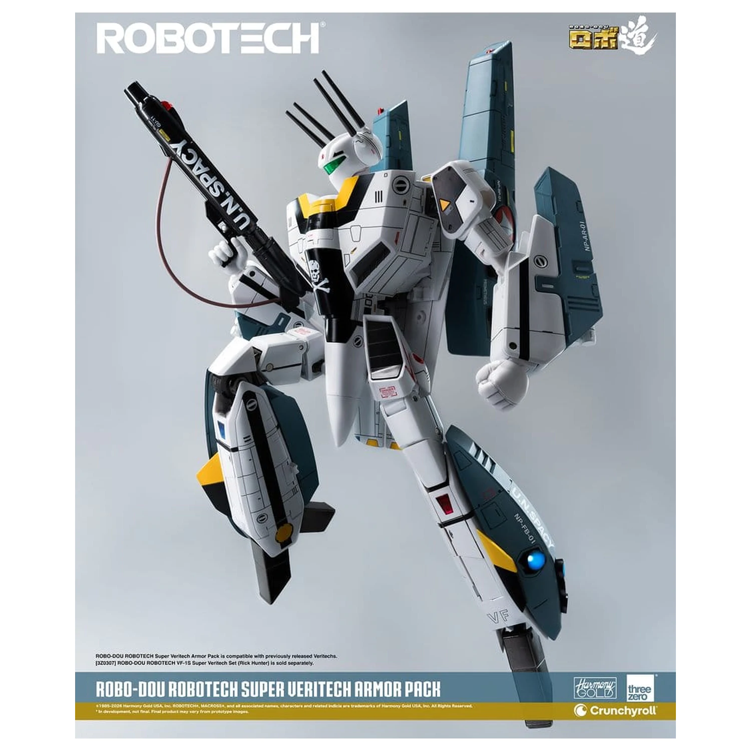 Robotech Robo-Dou dodatak Set Super Veritech oklopno pakiranje fotografija proizvoda