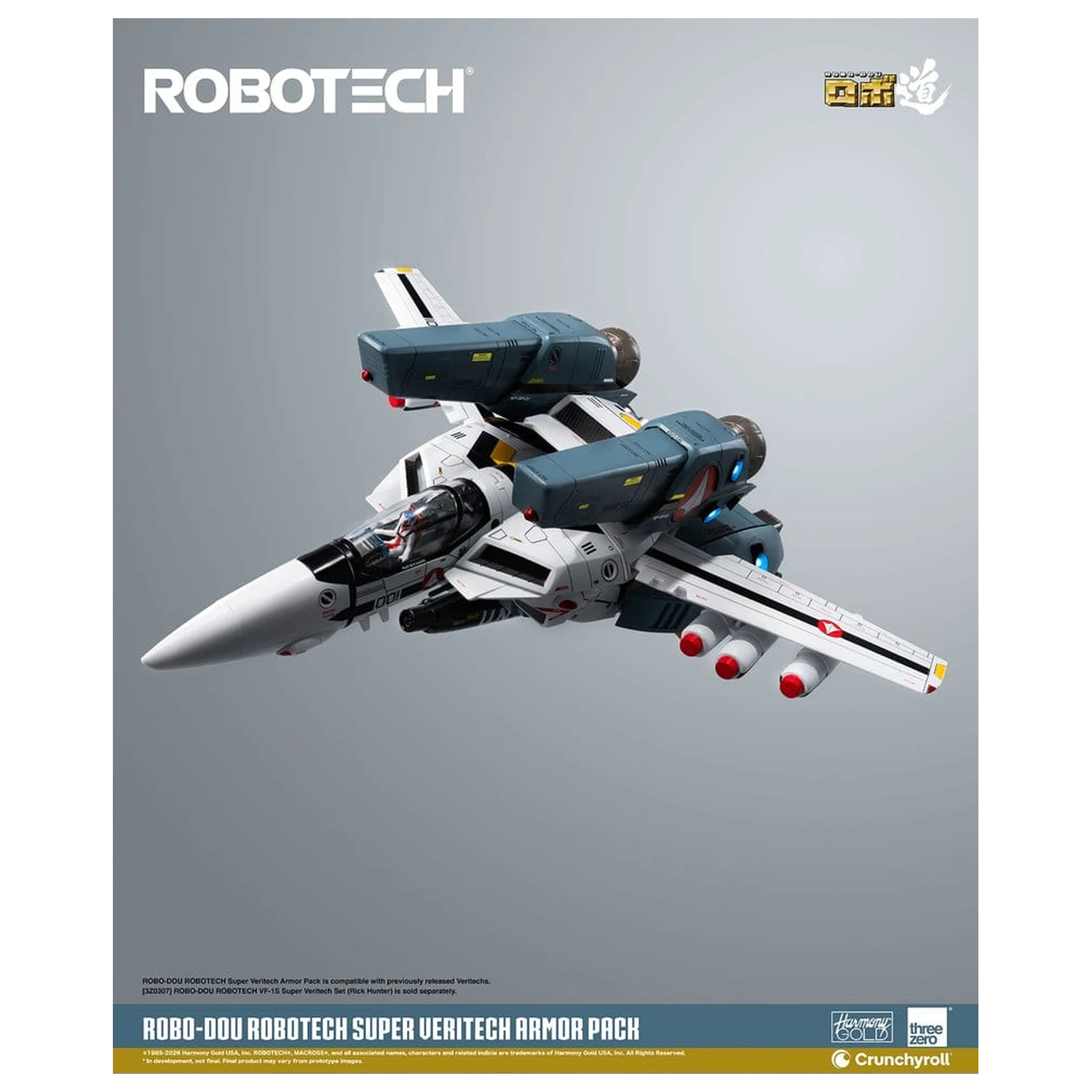 Robotech Robo-Dou dodatak Set Super Veritech oklopno pakiranje fotografija proizvoda