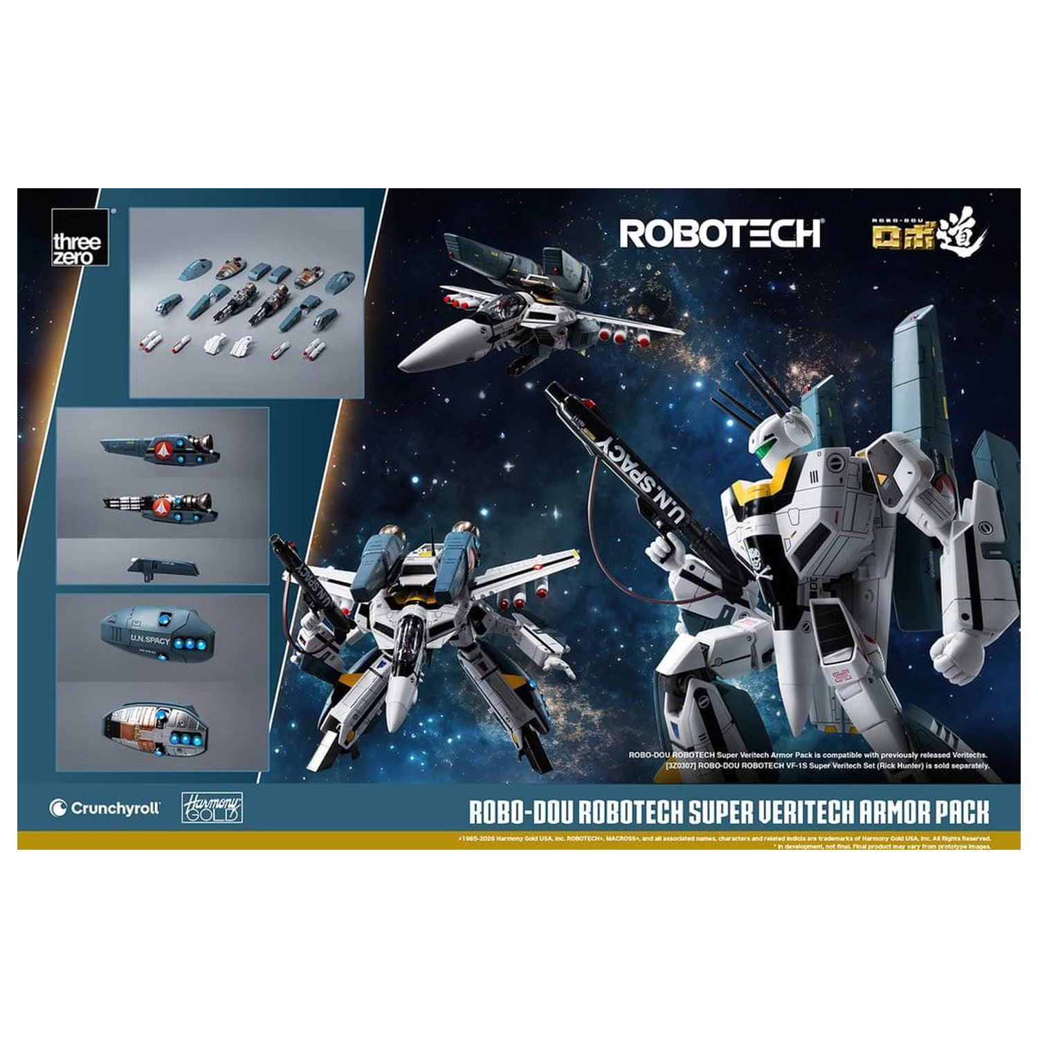 Robotech Robo-Dou dodatak Set Super Veritech oklopno pakiranje fotografija proizvoda