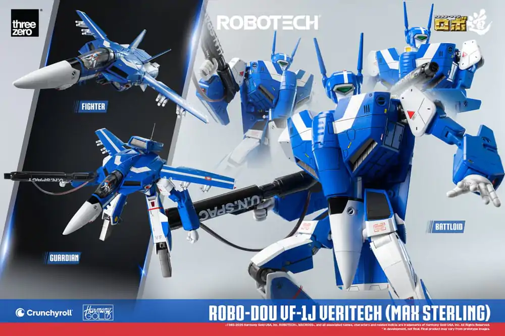 Robotech akcijska figura ROBO-DOU VF-1J Veritech (Max Sterling) 20 cm fotografija proizvoda