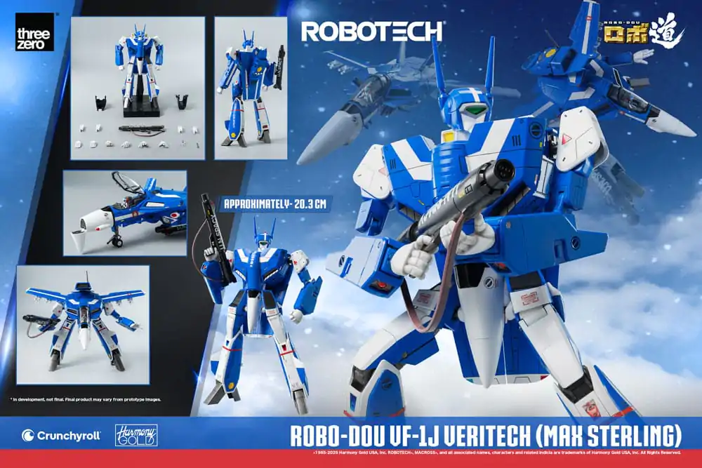 Robotech akcijska figura ROBO-DOU VF-1J Veritech (Max Sterling) 20 cm fotografija proizvoda