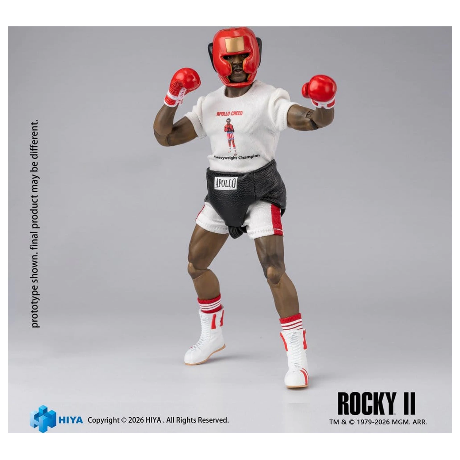 Rocky II Izuzetna Super Akcijska Figura 1/12 Apollo 16 cm fotografija proizvoda