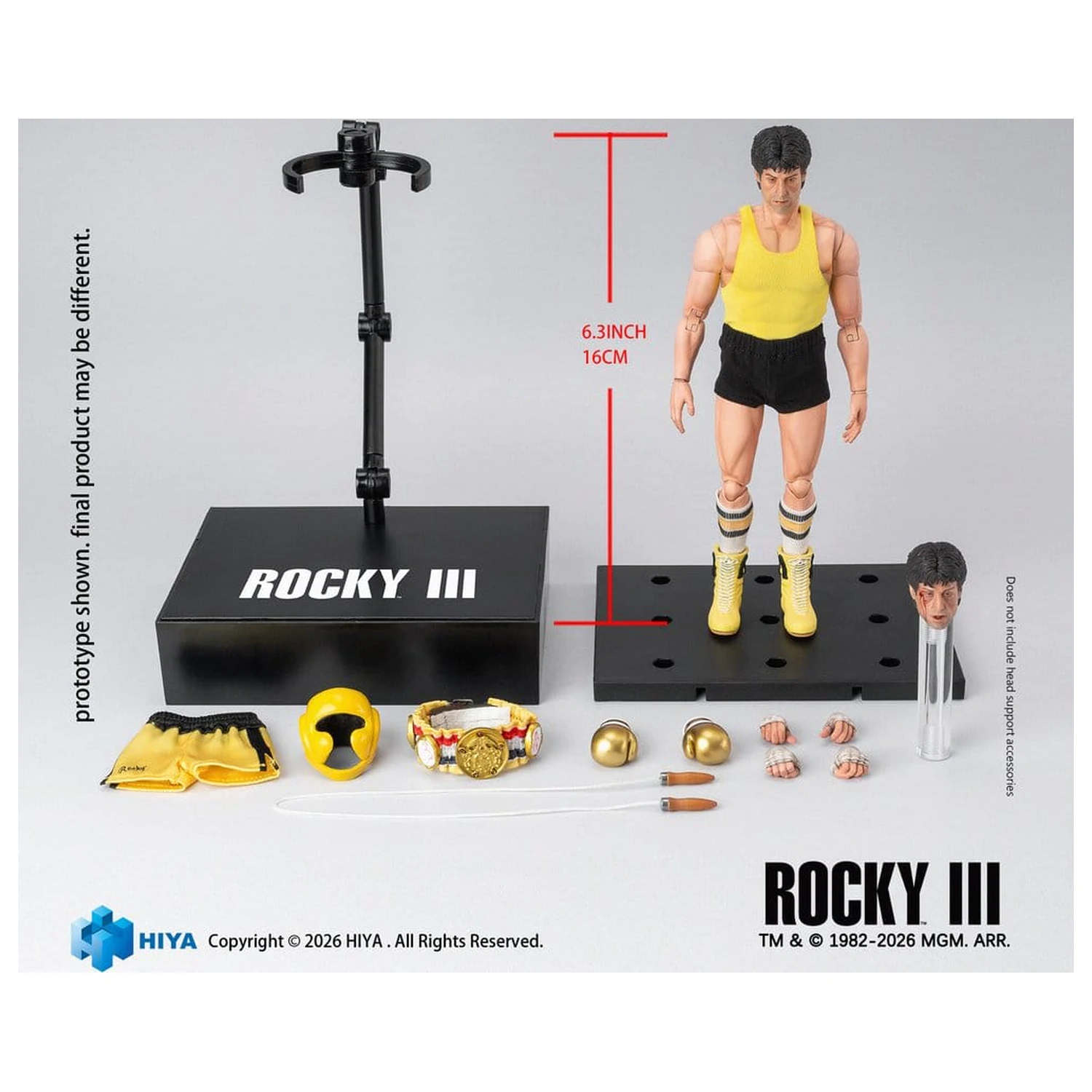 Rocky III Izuzetna super akcijska figura 1/12 Rocky Boxer verzija 16 cm fotografija proizvoda