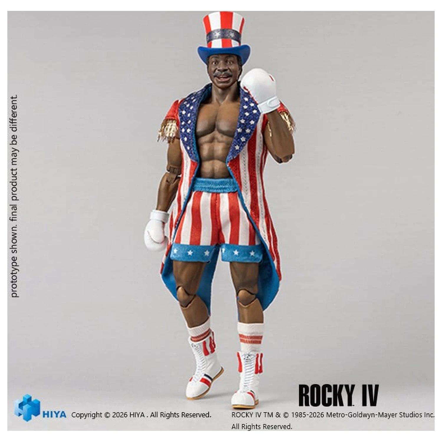 Rocky IV Exquisite Super Series Akcijska figura 1/12 Apollo 16 cm fotografija proizvoda