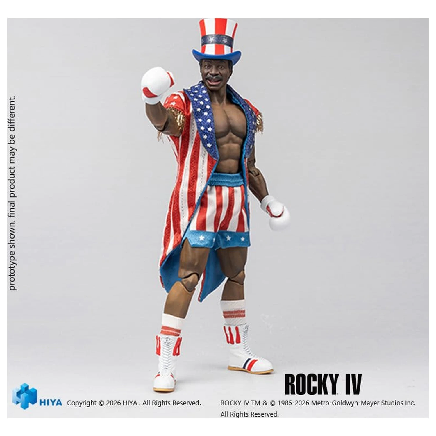 Rocky IV Exquisite Super Series Akcijska figura 1/12 Apollo 16 cm fotografija proizvoda