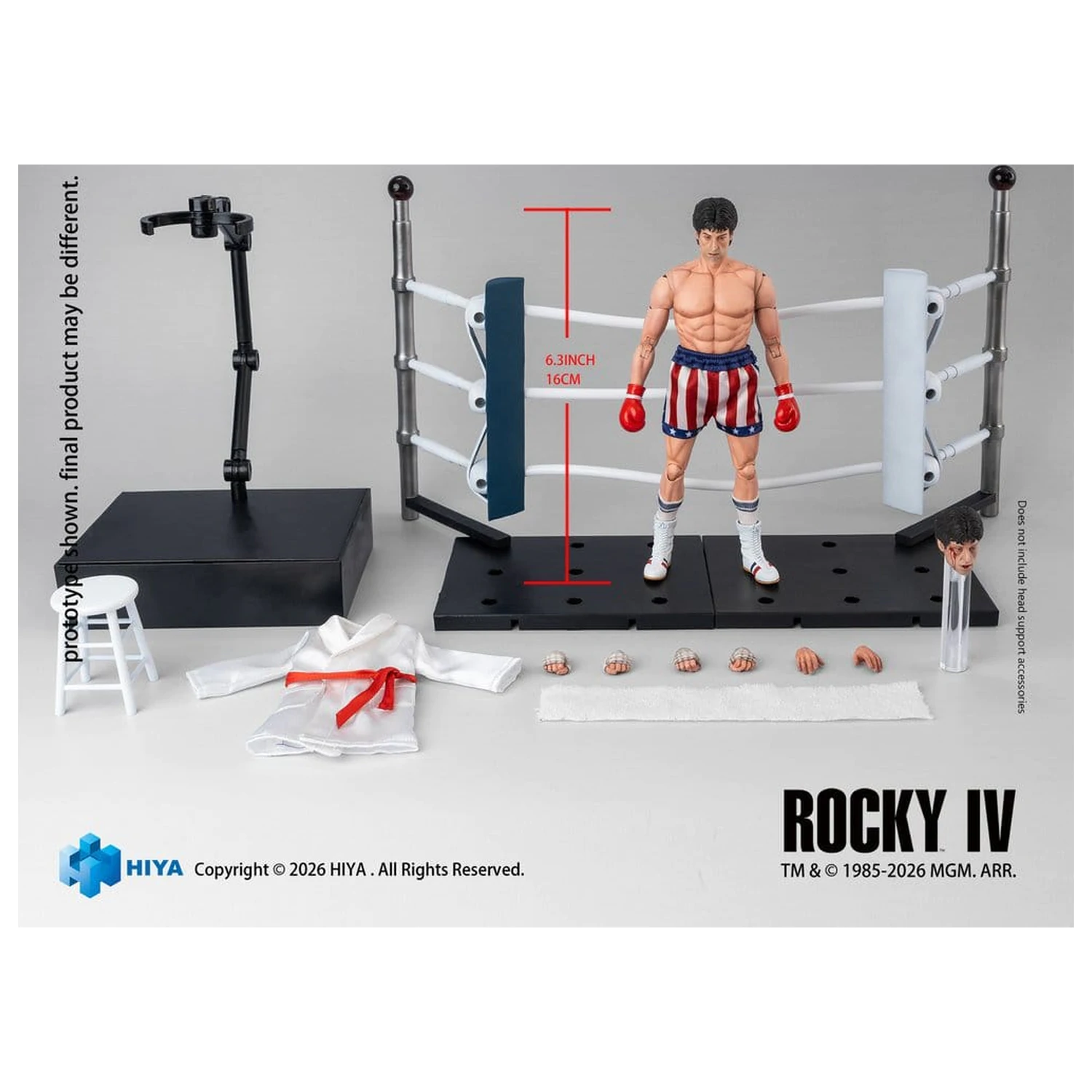 Rocky IV Exquisite Super Series Akcijska figura 1/12 Rocky Boxer verzija 16 cm fotografija proizvoda