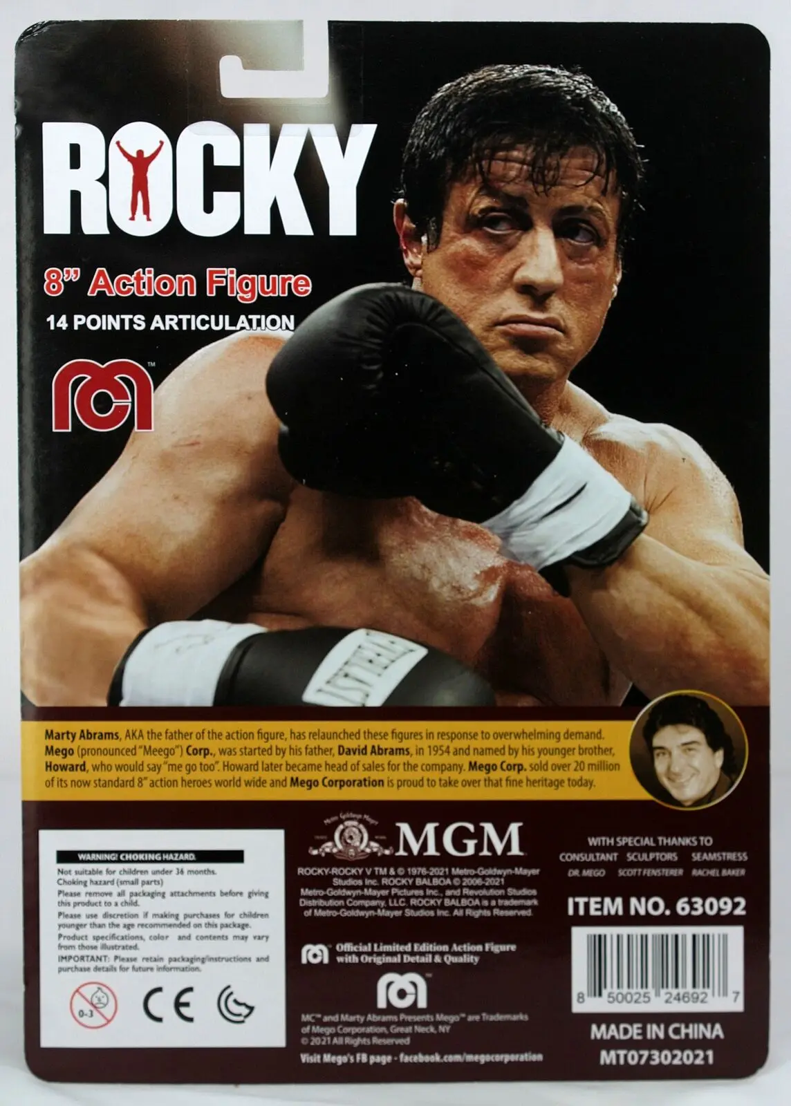 Rocky Action figura New Rocky Balboa in Sweatsuit 20 cm fotografija proizvoda