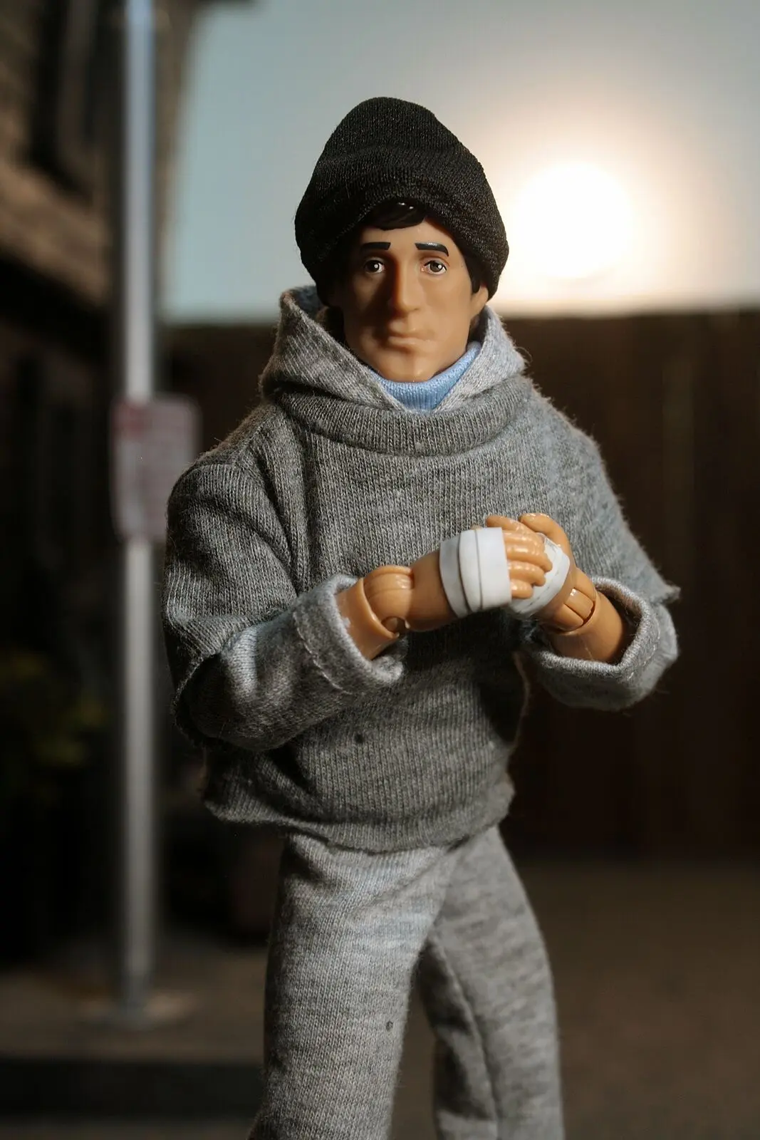 Rocky Action figura New Rocky Balboa in Sweatsuit 20 cm fotografija proizvoda