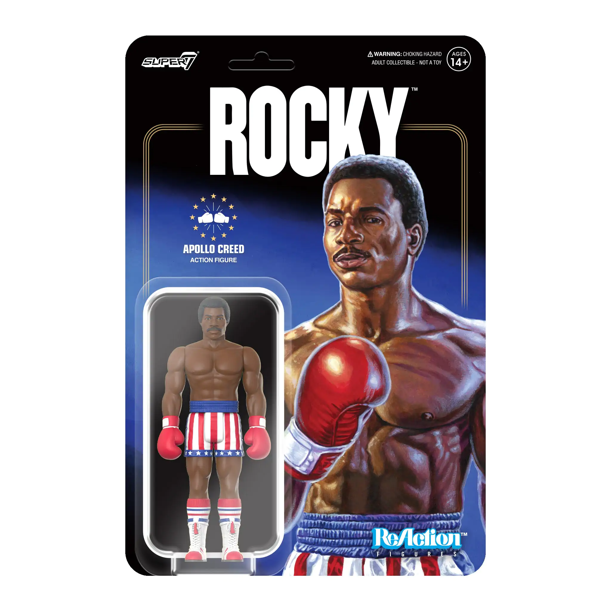 Rocky ReAction akcijska figura Apollo Creed 10 cm fotografija proizvoda