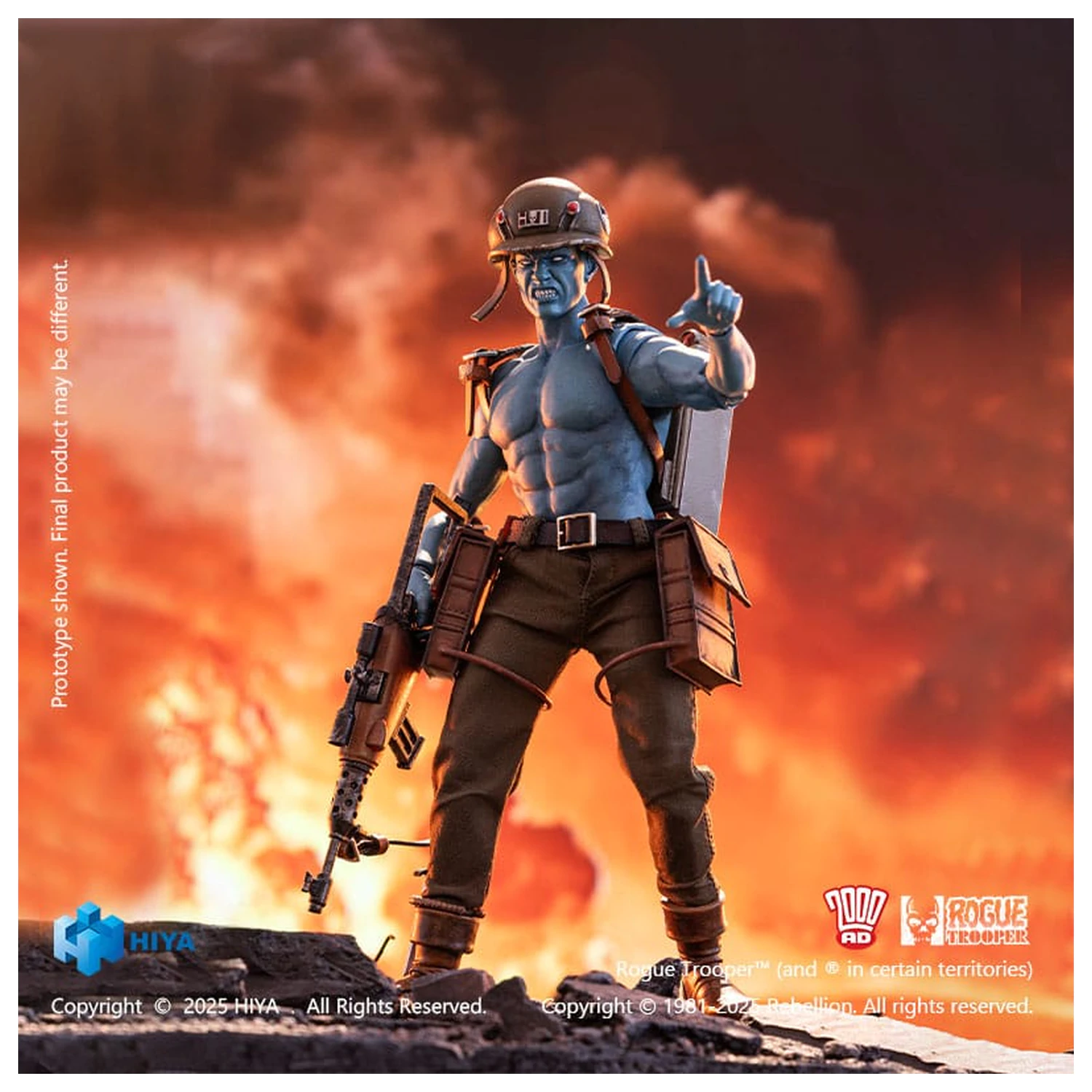 Rogue Trooper Exquisite Super Series Akcijska figura 1/12 Rogue Trooper 16 cm fotografija proizvoda