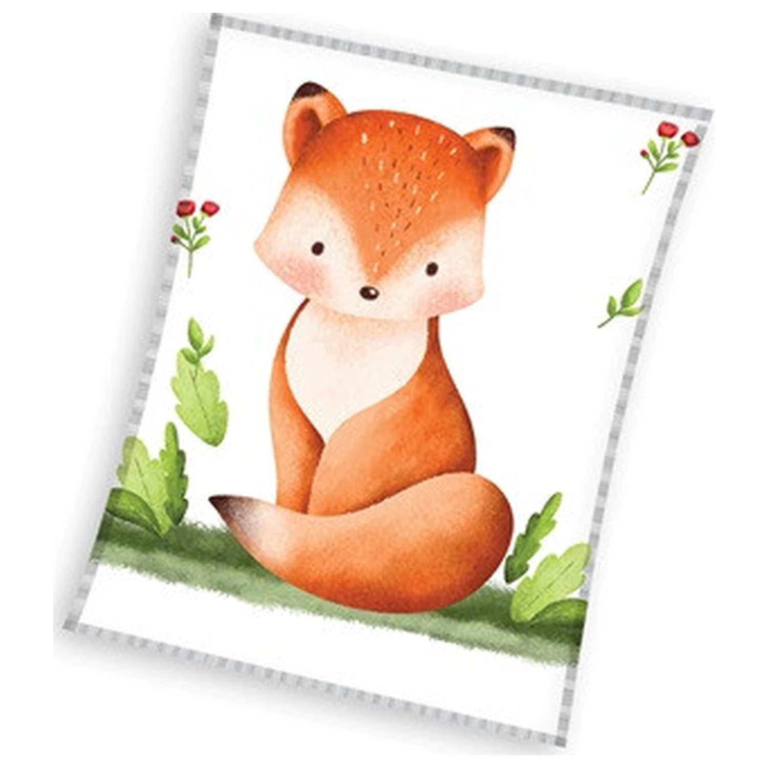 Rusty the Fox Deka od flisa fotografija proizvoda
