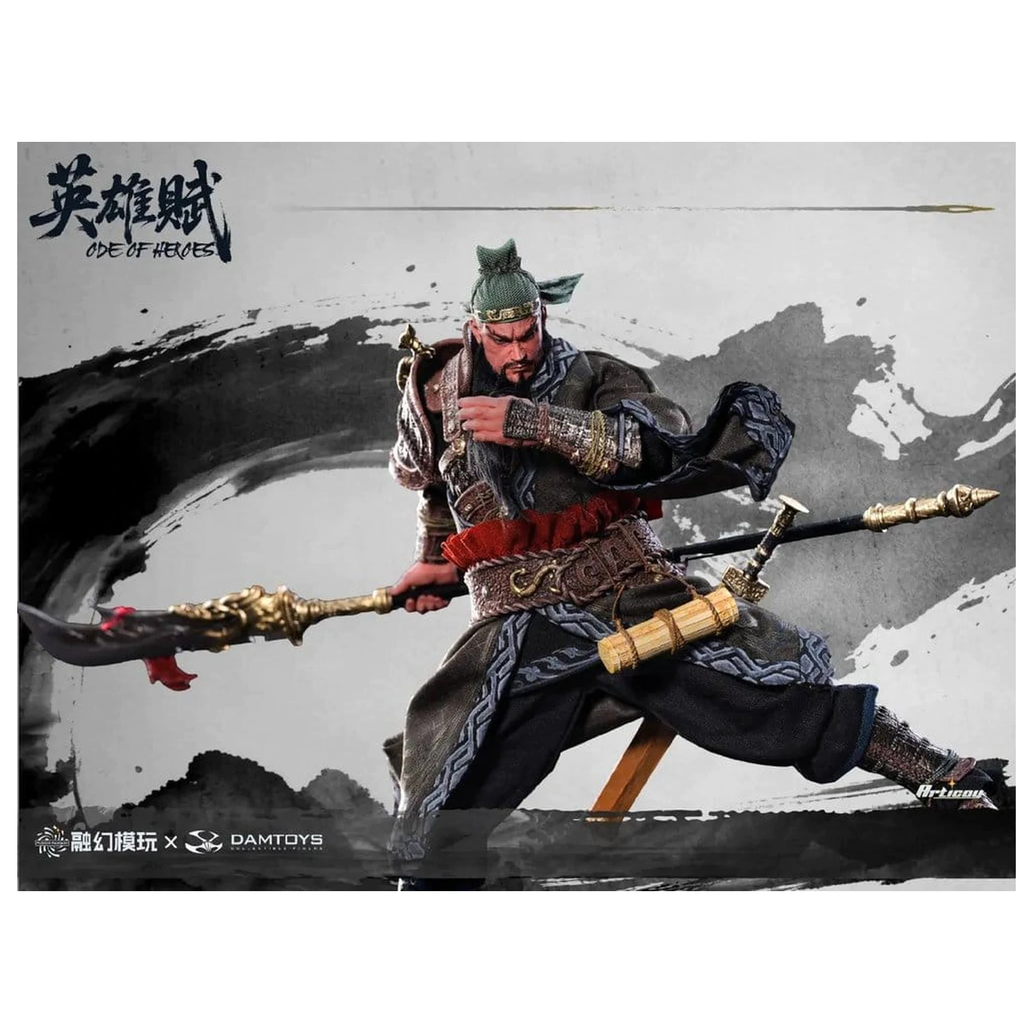 Romance of the Three Kingdoms akcijska figura 1/12 Ode of Heroes: Guan Yu (Deluxe) 17 cm fotografija proizvoda