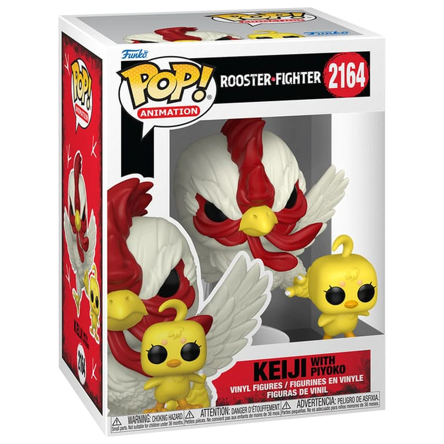 Rooster Fighter Funko POP!&Buddy vinilna figura Keiji & Piyoko 9 cm fotografija proizvoda